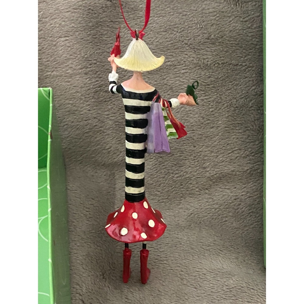DEPT 56 Ornament LOLLYSTICKS LOLLY STICKS by KYM BOWLES Shoe Shopping Christmas - Picture 4 of 6